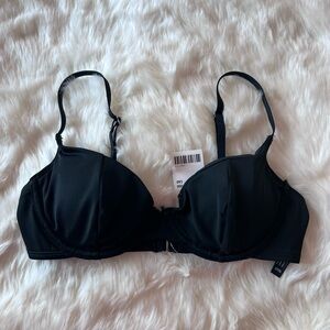 NWT Urban Outfitters Demi Underwire Bikini Top in Black